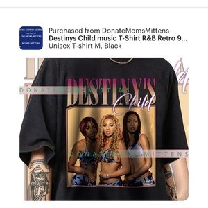Destiny’s Child retro vintage T-shirt size medium